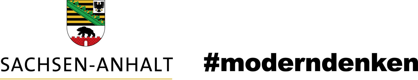Logo des Landes Sachsen-Anhalt, Hauptförderer des CSD Halle (Saale)