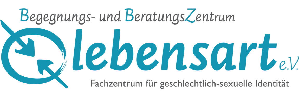 Logo des Begegnungs- und Beratungs-Zentrums lebensart e.V. – Veranstalter des CSD Halle (Saale)